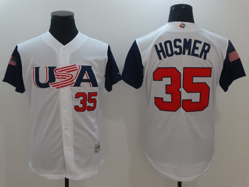 USA Baseball white Classic jersey