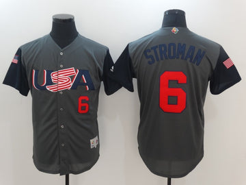 USA Baseball gray Classic jersey