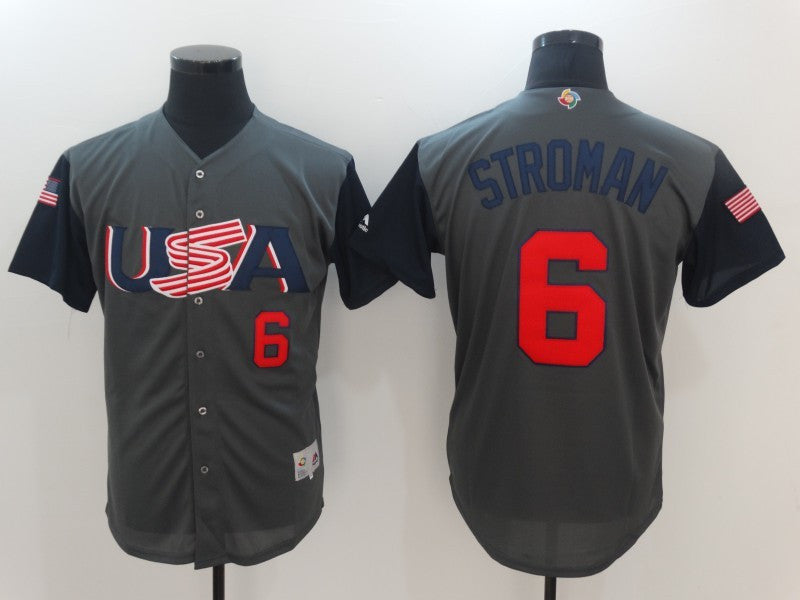 USA Baseball gray Classic jersey