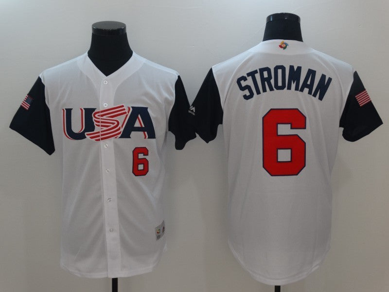 USA Baseball white Classic jersey