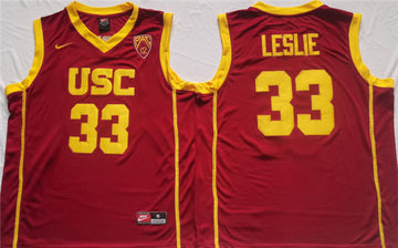 Lisa Leslie USC Trojans red jersey
