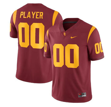 Custom USC Trojans red jersey