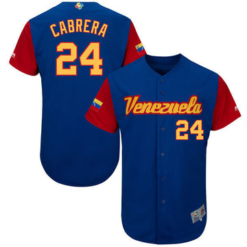 Venezuela Baseball blue Classic jersey