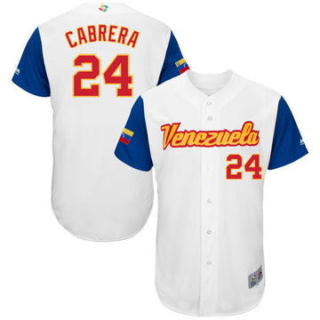 Venezuela Baseball white Classic jersey