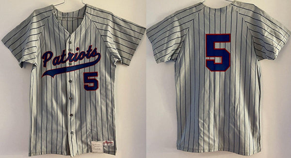 Vintage Sample Ripon Somerset Patriots gray jersey