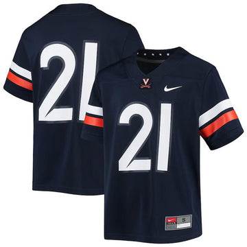 Custom Virginia Cavaliers navy jersey