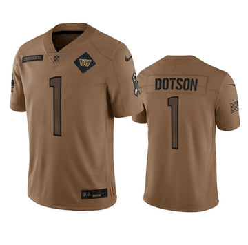 Jahan Dotson Washington Commanders brown Salute To Service jersey
