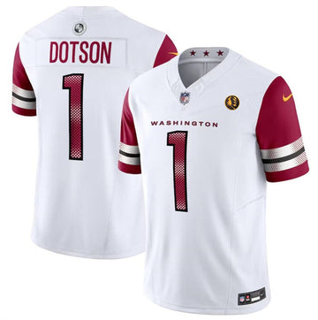 Jahan Dotson Washington Commanders white Vapor jersey