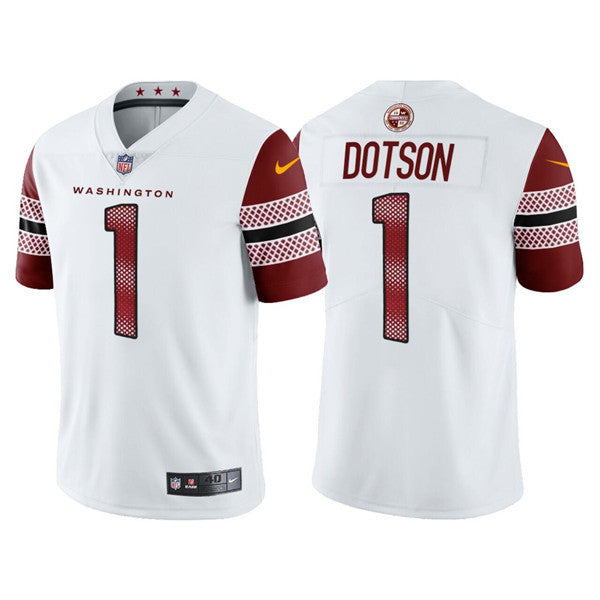 Jahan Dotson Washington Commanders white Vapor jersey