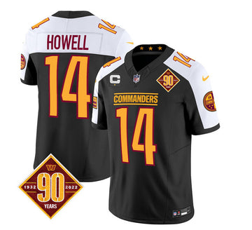Sam Howell Washington Commanders black Vapor jersey
