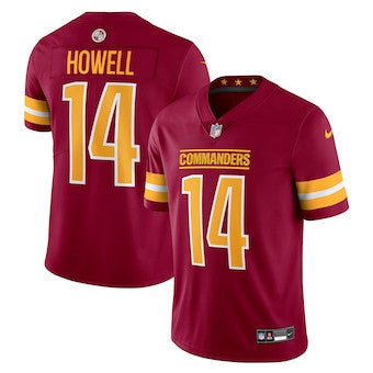 Sam Howell Washington Commanders burgundy Vapor jersey