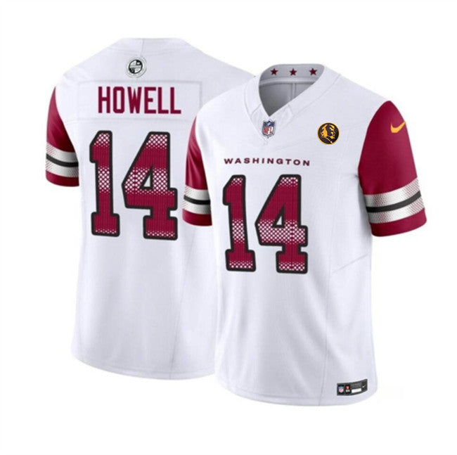Sam Howell Washington Commanders white Vapor jersey
