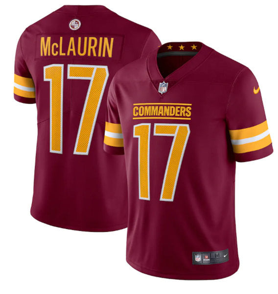 Terry McLaurin Washington Commanders burgundy Vapor jersey