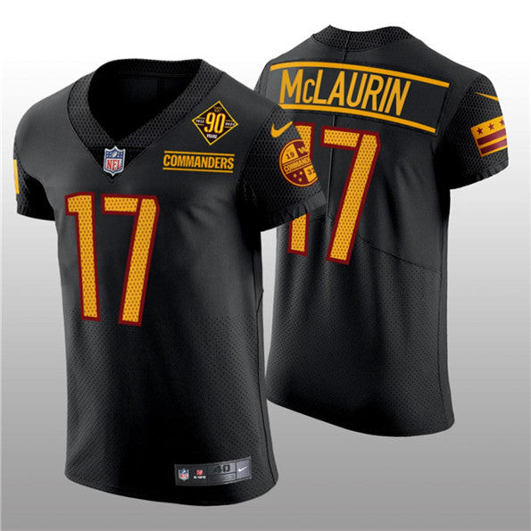 Terry McLaurin Washington Commanders black Elite jersey