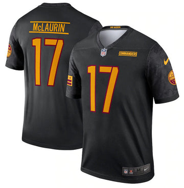 Terry McLaurin Washington Commanders black Alternate jersey
