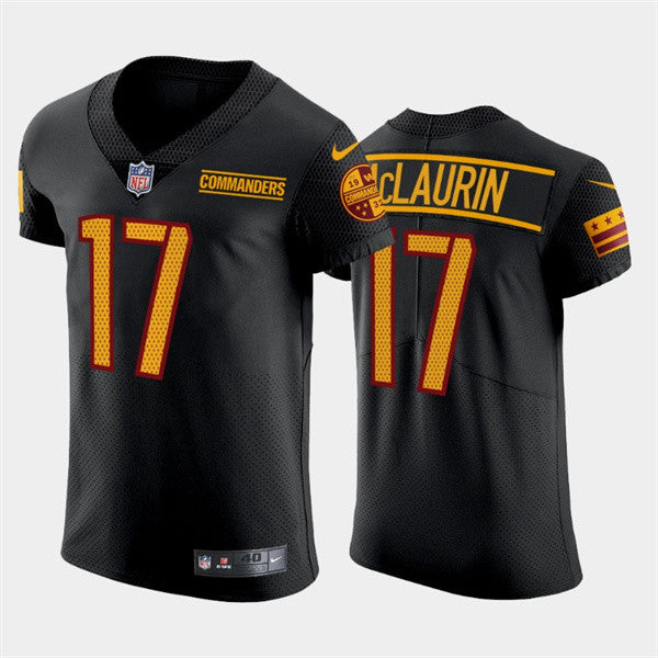 Terry McLaurin Washington Commanders black Elite jersey