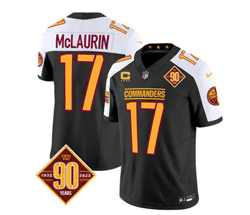 Terry McLaurin Washington Commanders black Vapor jersey