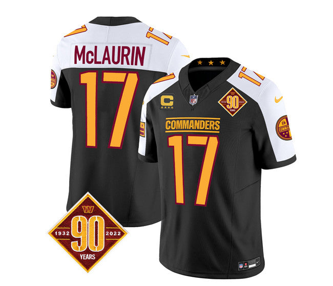 Terry McLaurin Washington Commanders black Vapor jersey