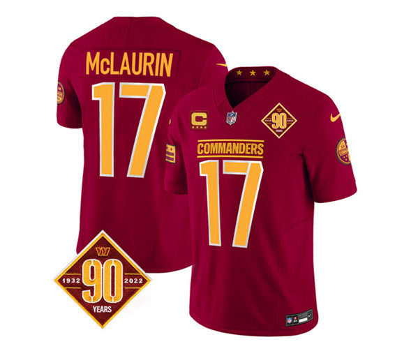 Terry McLaurin Washington Commanders burgundy Vapor jersey