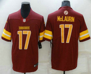 Terry McLaurin Washington Commanders red Vapor jersey