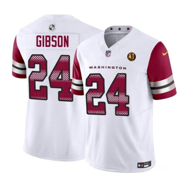 Antonio Gibson Washington Commanders white Vapor jersey