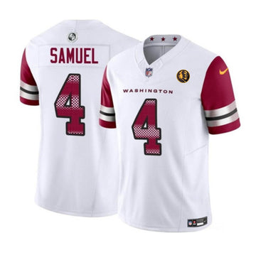 Curtis Samuel Washington Commanders white Vapor jersey