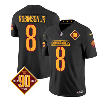 Brian Robinson Washington Commanders black Vapor jersey