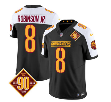 Brian Robinson Washington Commanders black Vapor jersey
