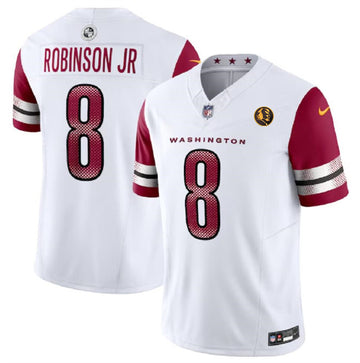 Brian Robinson Jr Washington Commanders white Vapor jersey
