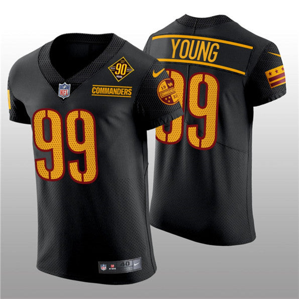 Chase Young Washington Commanders black Elite jersey