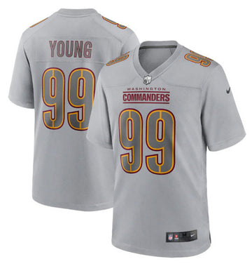 Chase Young Washington Commanders gray Game jersey