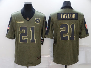 Washington Sean Taylor Washington Commanders olive Salute To Service jersey