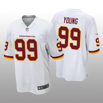Washington Commanders white Vapor jersey