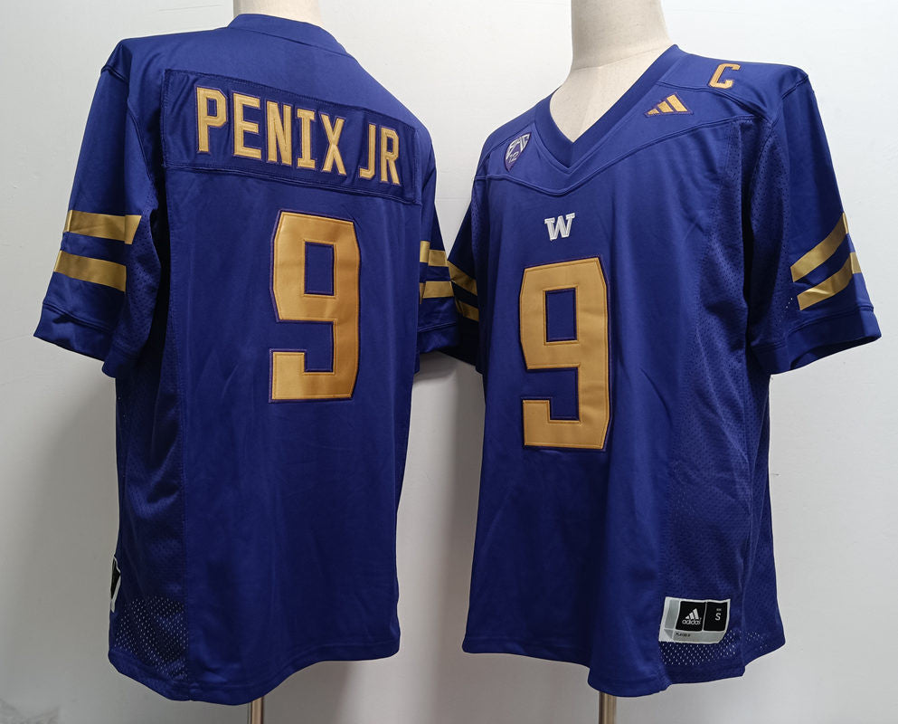 Michael Penix Jr Washington Huskies purple jersey