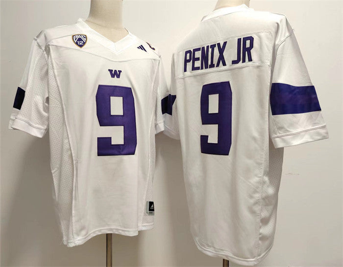 Michael Penix Jr Washington Huskies white jersey