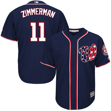 Ryan Zimmerman Washington Nationals navy jersey