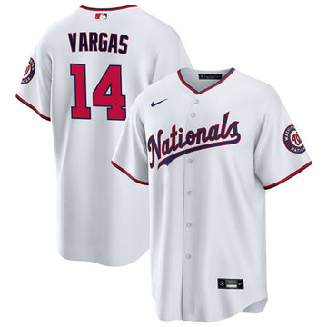 Ildemaro Vargas Washington Nationals white jersey