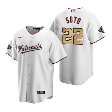 Juan Soto Washington Nationals white jersey