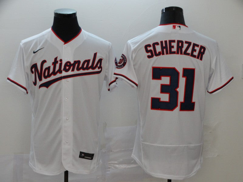 Max Scherzer Flex Base Washington Nationals jersey