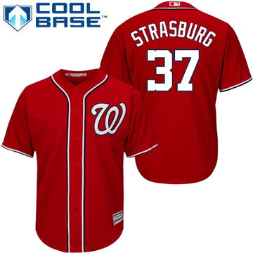Stephen Strasburg Washington Nationals red jersey