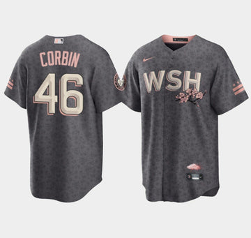 Patrick Corbin Washington Nationals gray City Connect jersey
