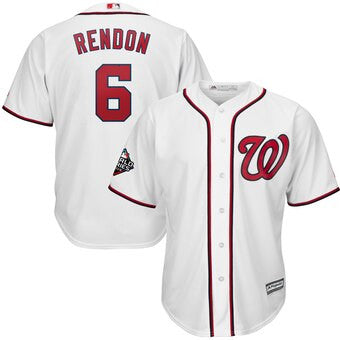 Anthony Rendon Majestic Washington Nationals white jersey