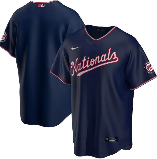 Washington Nationals navy jersey