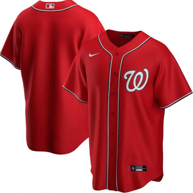Washington Nationals red jersey