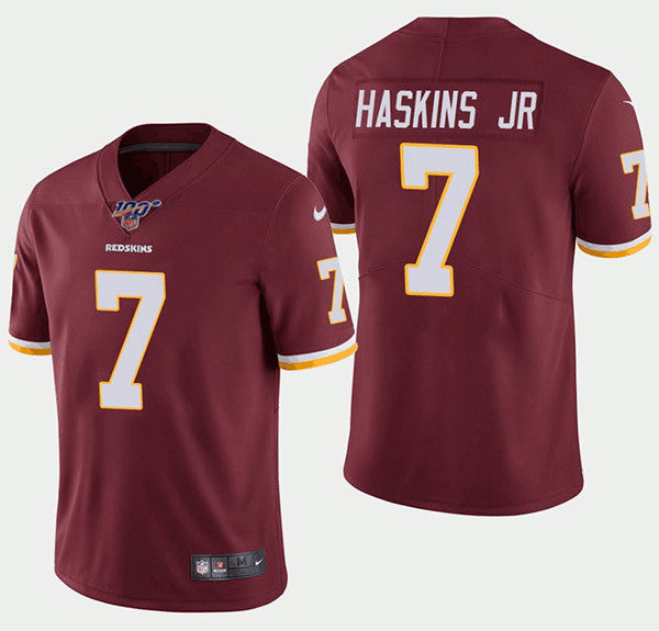 Washington Commanders burgundy Vapor jersey