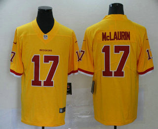 Terry McLaurin Washington Commanders gold Color Rush jersey