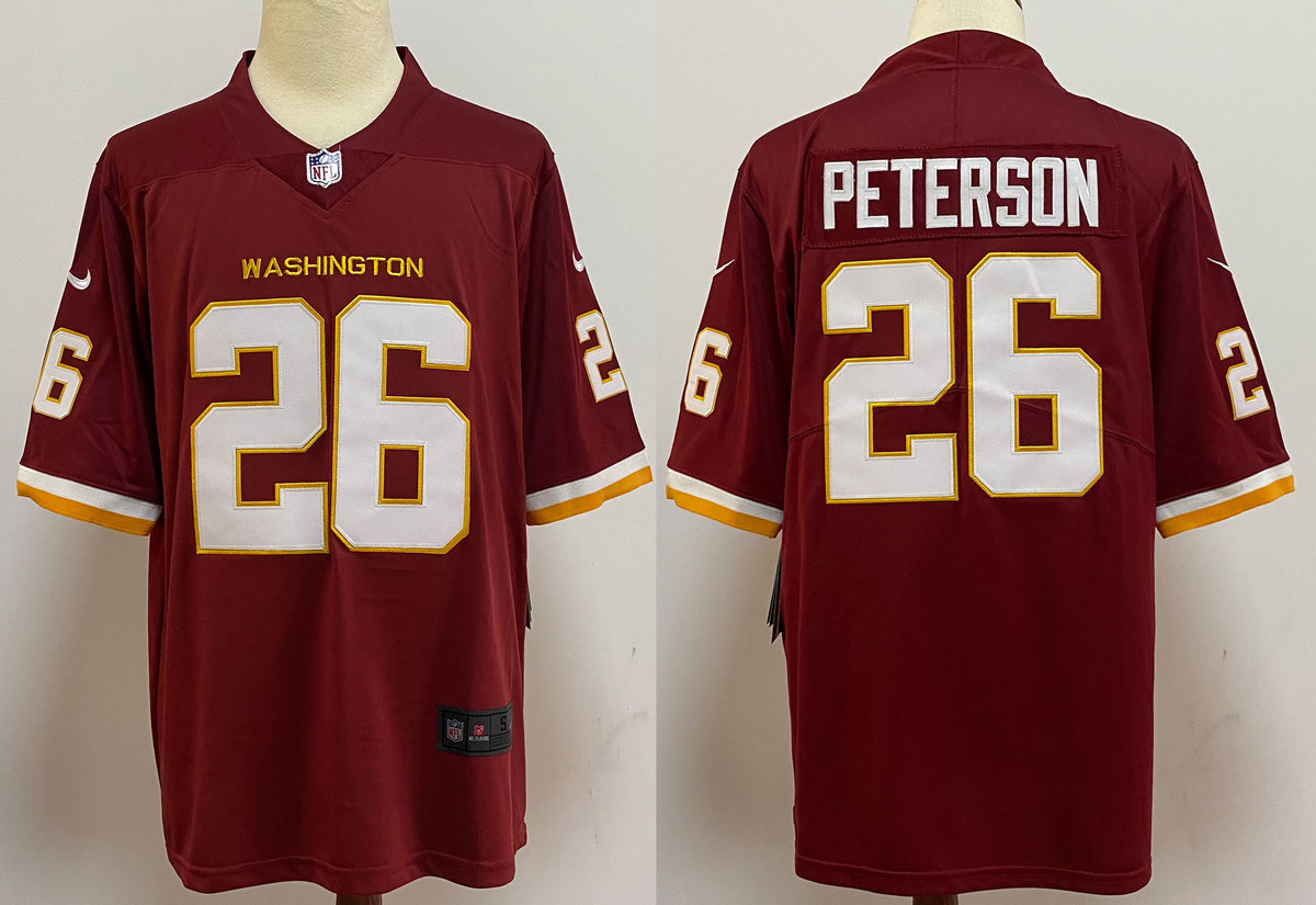 Adrian Peterson Washington Commanders burgundy Vapor jersey