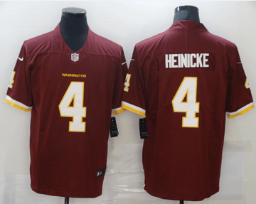 Taylor Heinicke Washington Commanders burgundy Vapor jersey