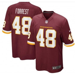 Darrick Forrest Washington Commanders red Vapor jersey