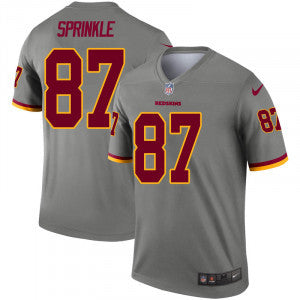 Jeremy Sprinkle Washington Commanders gray Legend jersey